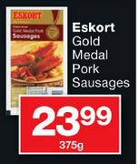 Eskort Gold Medal Pork Sausages-375g