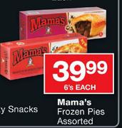 Mama's Frozen Pies Assorted-6's Each