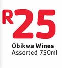 Obikwa Wines Assorted-750ML