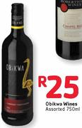 Obikwa Wines Assorted-750ml
