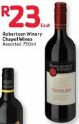 Robertson Winery Chapel Wines Assorted -750ml Each