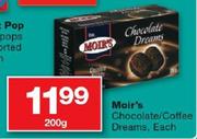 Moir's Chocolate/Coffee Dreams-200g