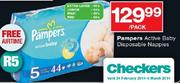 Pampers Active Baby Disposable Nappies-Per Pack