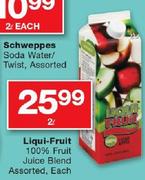 Liqui Fruit 100% Fruit Juice Blend-2Ltr