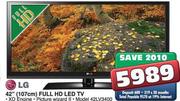 LG Full HD LED TV(107Cm)(42LV3400)