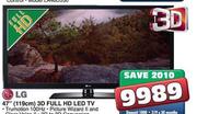 LG Full HD LED TV(119Cm)(47LW4500)