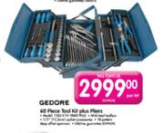 Gedore Tool Kit Plus Pilers-60 Piece