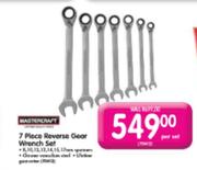 Mastercraft Reverse Gear Wrench set-7 Piece
