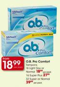 O.B. Pro Comfort Tampons Super Plus16