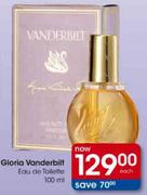 Gloria Vanderbilt Eau De Toilette-100Ml