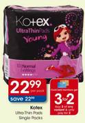 Kotex Ultra Thin Pads Single Packs