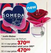 Justin Bieber Someday Eau De Parfum-50ml