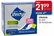 Lifestyle So Slim 32 Pantyliners