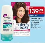 Nice n Easy Foam Hair Colour & Pantene Conditioner-200ml