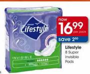 Lifestyle 8 Super Invisiblr Pads