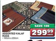 Assorted Kalaf Rugs-160cm x 230cm each