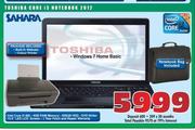 Toshiba Core i3 Notebook 2012