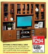 Ottowa 3-Piece Wall Unit