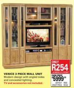 Venice 3 Piece Wall Unit