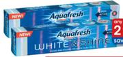 Aquafresh White & Shine Toothpaste-2 x 100ml