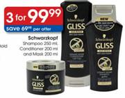 Schwarzkopf Conditioner-3x200ml