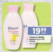 Johnson's Body Lotion Assorted-400Ml
