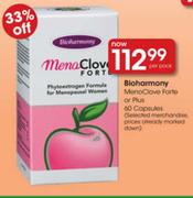 Bioharmony Menoclove Forte or Plus Capsules-60 per pack