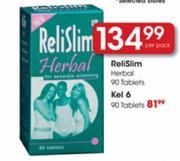 Relislim Herbal Tablets-90 per pack