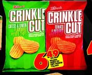 Willards Crinkle Cut Chips Assorted-125g each