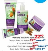 Almond Milk hand Cream-100ml Each