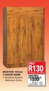Boston 107cm 2 Door Robe