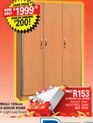 Mali 135cm 3 Door Robe