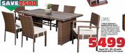 Exclusivity Monaco Dinning/Patio Suite-7 Piece