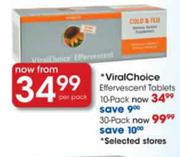 Viralchoice Effervescent Tablets-10 Pack
