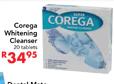Corega Whitening Cleanser-20 Tablets