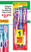 Colgate Zig Zag Toothbrush Value Pack