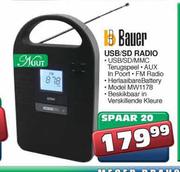Bauer USB/SD Radio