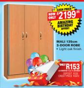 Mali 135cm 3-Door Robe