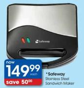 Safeway Stainless Steel Sandwich Maker-Each