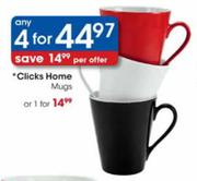Clicks Home Mugs-Per Offer