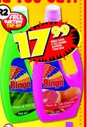 Bingo Floor & Tile Cleaner Assorted-750ml Each