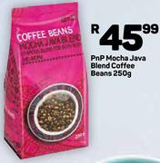 Pnp Mocha Java Blend Coffee Beans-250g