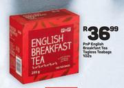 PnP English Breakfast Tea Tagless Teabags-102's