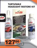 Turtlewax Headlight Restore Kit