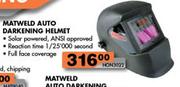 Matweld Auto Darkening Helment