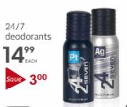24/7 Deodorants-Each