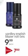 Yardley English Blazer Roll-ons - Each
