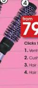 Clicks Nano Tiatnium Hair Brush 25mm