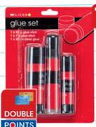 Clicks 3 Piece Value Pack Glue Set