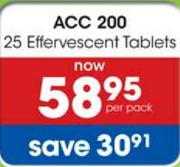 ACC 200 - 25 Effervescent Tablets